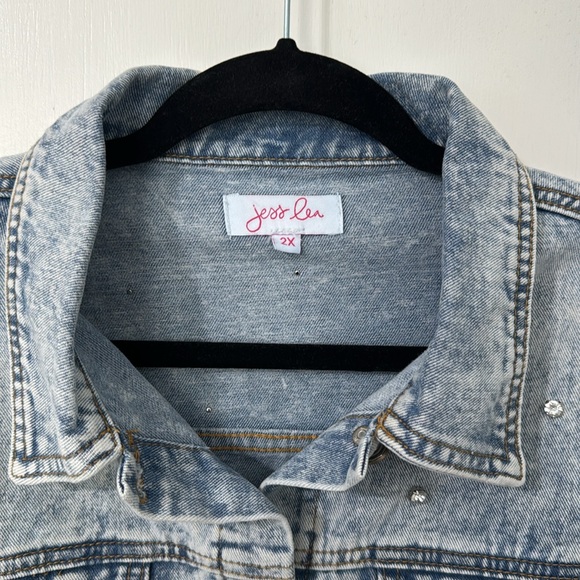 Jess Lea bling bling jean jacket - Picture 2 of 12
